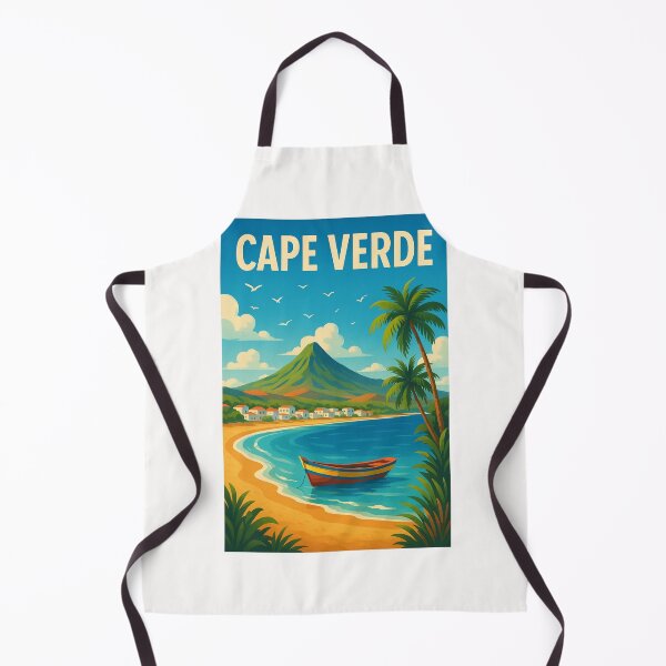 Item preview, Cape Verde Volcano and Boat Bay designed and sold by Places On Earth.