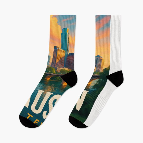 Item preview, Austin Texas Skyline and River Sunset designed and sold by Places On Earth.
