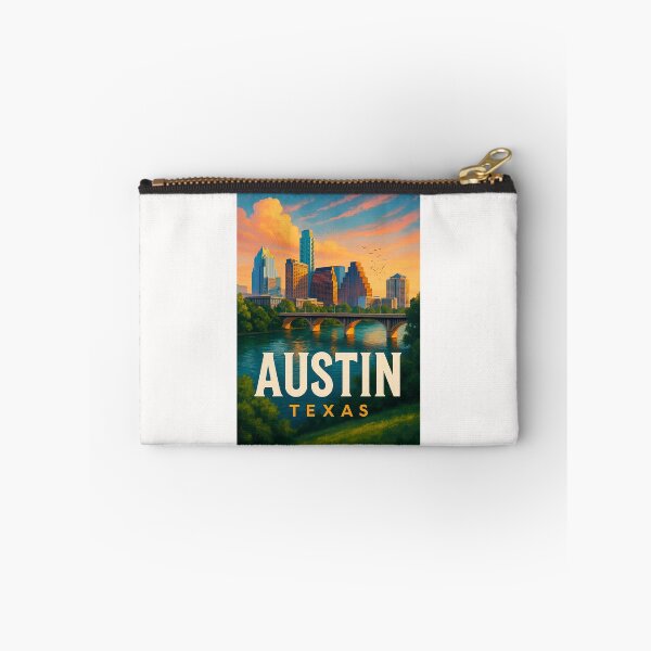 Item preview, Austin Texas Skyline and River Sunset designed and sold by Places On Earth.