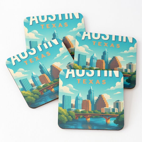 Item preview, Austin Texas Skyline and Bridge View designed and sold by Places On Earth.