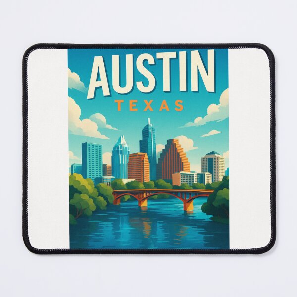 Item preview, Austin Texas Skyline and Bridge View designed and sold by Places On Earth.