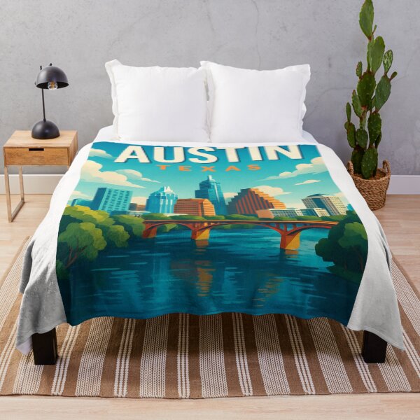 Item preview, Austin Texas Skyline and Bridge View designed and sold by Places On Earth.