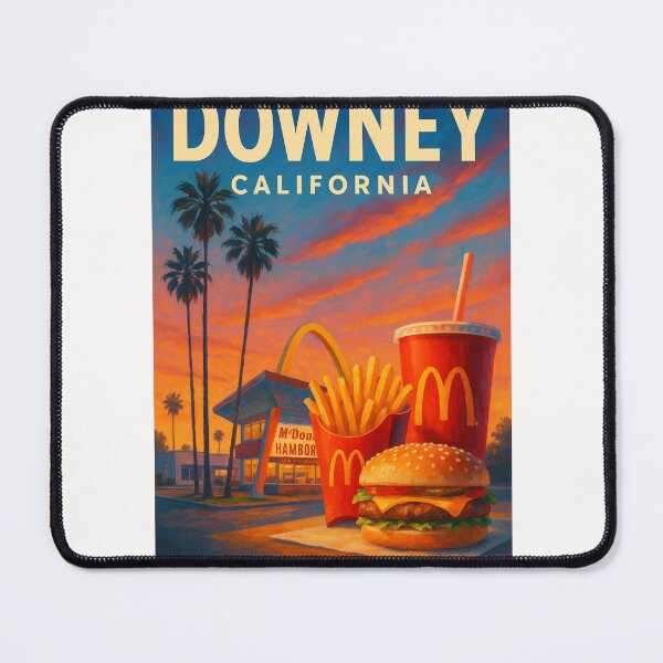 Item preview, Downey California Sunset and McDonald's Landmark designed and sold by Places On Earth.