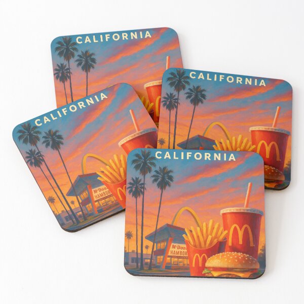 Item preview, Downey California Sunset and McDonald's Landmark designed and sold by Places On Earth.