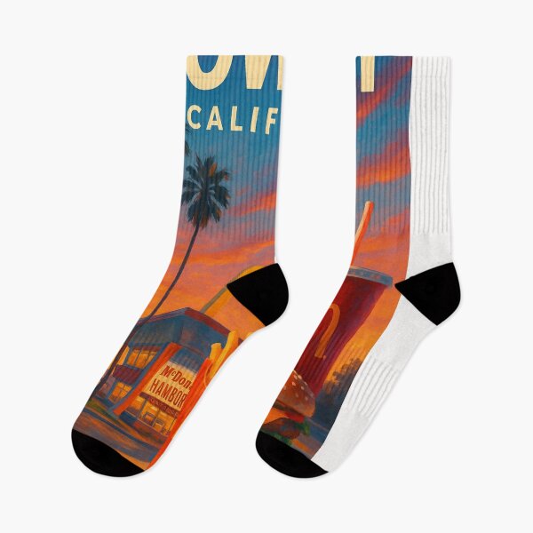 Item preview, Downey California Sunset and McDonald's Landmark designed and sold by Places On Earth.