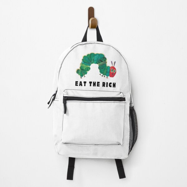 Item preview, The Hungry Caterpillar Says Eat the Rich – Parody Design designed and sold by Ren's Red.