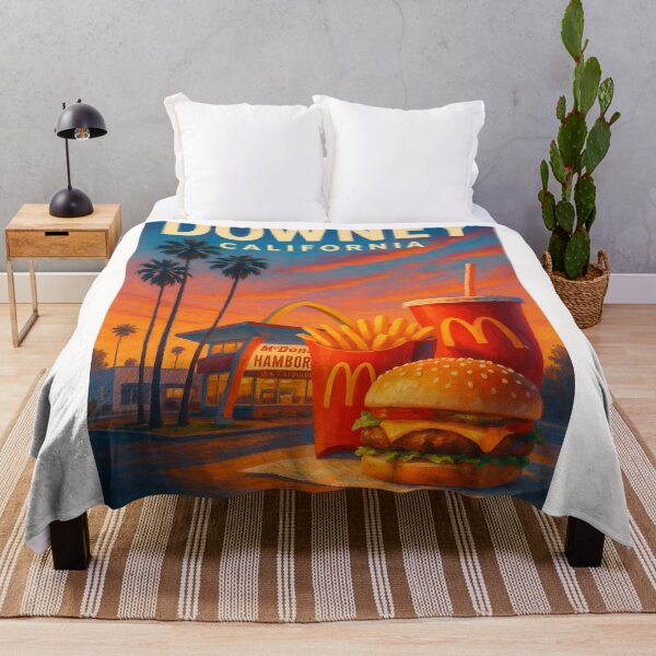 Item preview, Downey California Sunset and McDonald's Landmark designed and sold by Places On Earth.