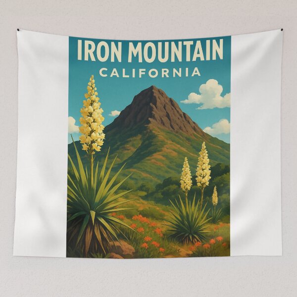 Item preview, Iron Mountain California Yucca Bloom Scene designed and sold by Places On Earth.