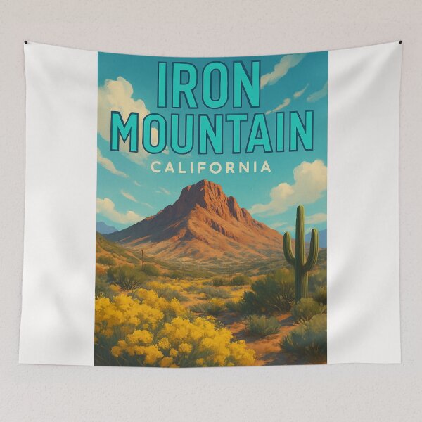 Item preview, Iron Mountain Desert Landscape California designed and sold by Places On Earth.