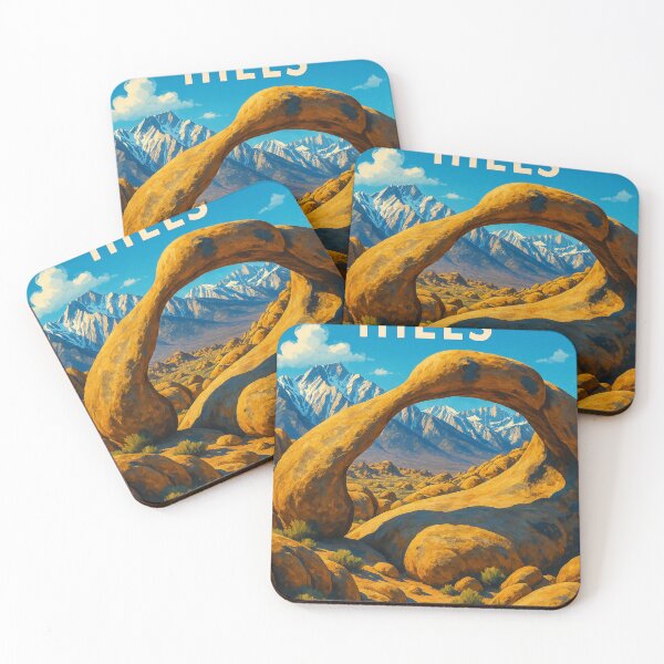 Item preview, Alabama Hills Arch and Sierra Nevada Peaks designed and sold by Places On Earth.