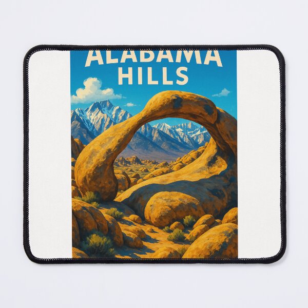 Item preview, Alabama Hills Arch and Sierra Nevada Peaks designed and sold by Places On Earth.