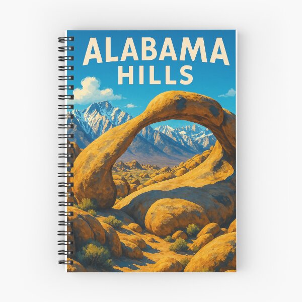Item preview, Alabama Hills Arch and Sierra Nevada Peaks designed and sold by Places On Earth.