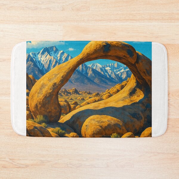 Item preview, Alabama Hills Arch and Sierra Nevada Peaks designed and sold by Places On Earth.