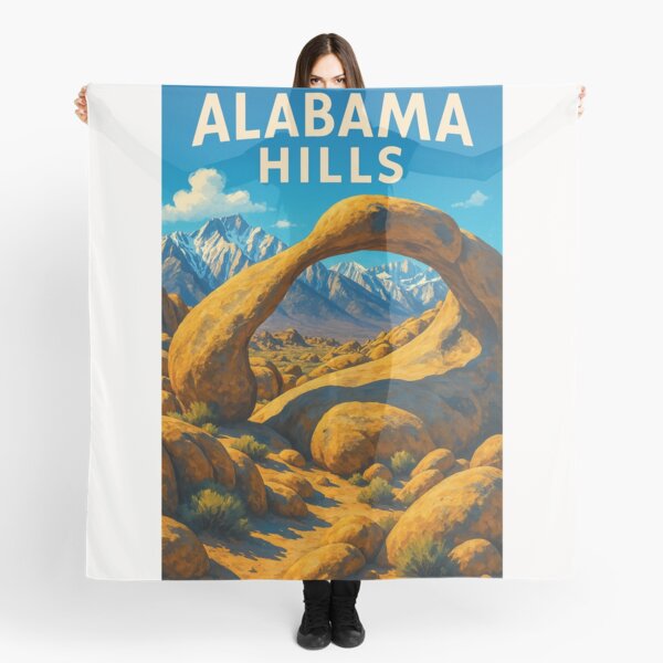 Item preview, Alabama Hills Arch and Sierra Nevada Peaks designed and sold by Places On Earth.