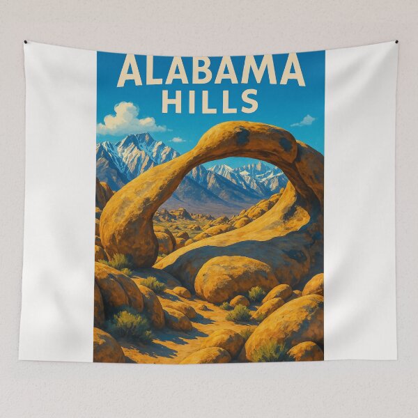 Item preview, Alabama Hills Arch and Sierra Nevada Peaks designed and sold by Places On Earth.