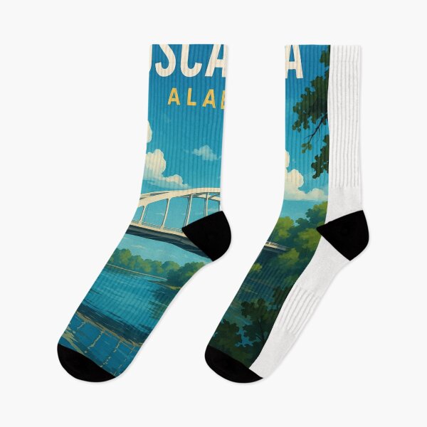 Item preview, Tuscaloosa Alabama Bridge and River Scene designed and sold by Places On Earth.