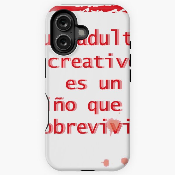Vista previa del artículo con la obra «Un Adulto Creativo – Frase Emocional para Artistas y Sobrevivientes», diseñado y vendido por Duh-Artes.
