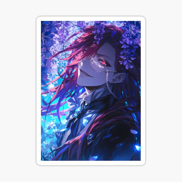Artikel-Vorschau von Grelle Sutcliff Flammende Wisteria Nacht Black Butler Anime, designt und verkauft von mildaclairmo.