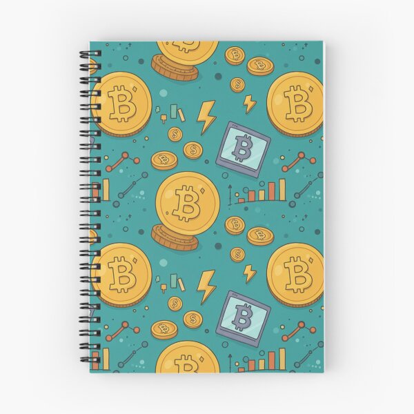 Item preview, Bitcoin Doodle Seamless Pattern designed and sold by MySignatureItems.