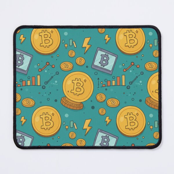 Item preview, Bitcoin Doodle Seamless Pattern designed and sold by MySignatureItems.
