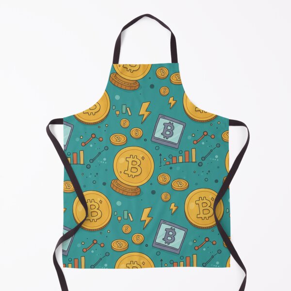 Item preview, Bitcoin Doodle Seamless Pattern designed and sold by MySignatureItems.