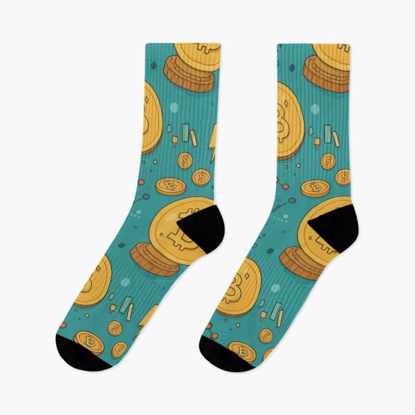 Item preview, Bitcoin Doodle Seamless Pattern designed and sold by MySignatureItems.