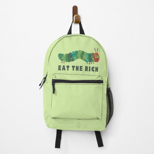 Item preview, The Hungry Caterpillar Says Eat the Rich – Parody Design designed and sold by Ren's Red.