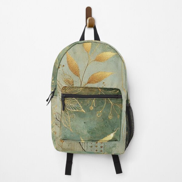 Item preview, Whispers of Verdant Gold Abstract Art Collection designed and sold by Dream Bloom Gallery.