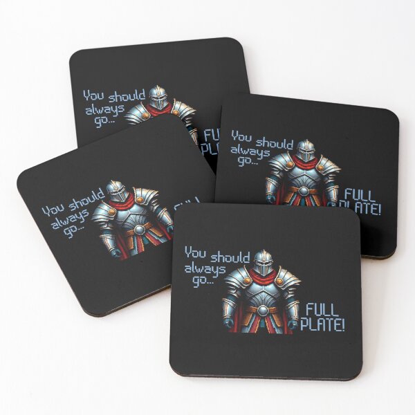 Item preview, You should always go... FULL PLATE! designed and sold by HawtDam.