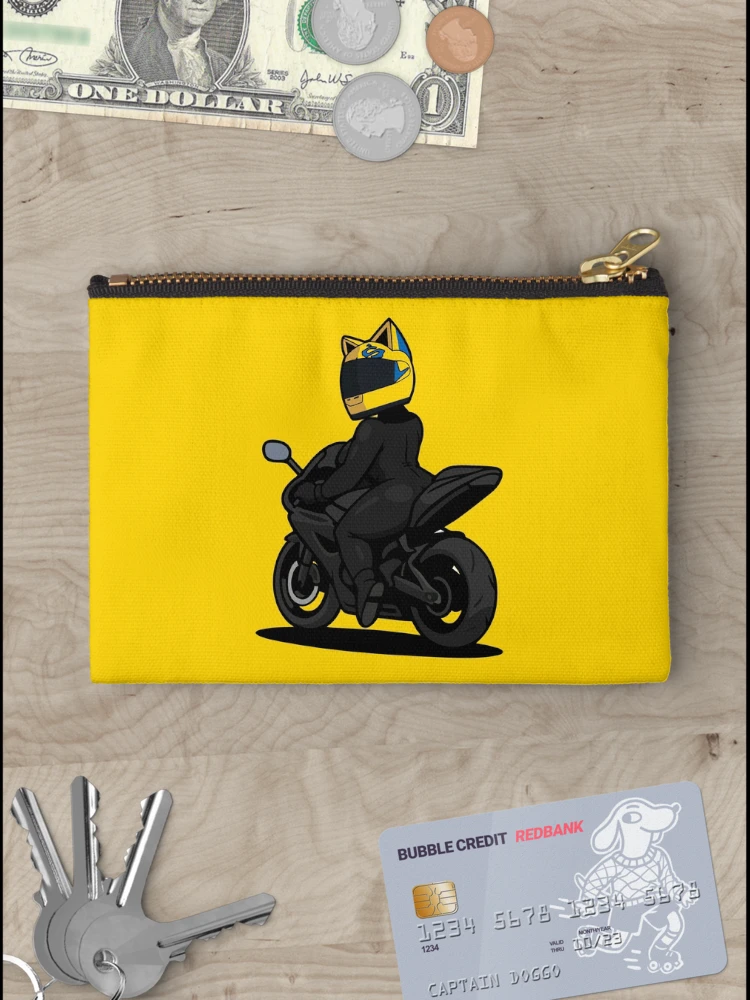 Thumbnail 3 of 4, Zipper Pouch, Celty the Silent Rider designed and sold by Sakuga Drip.