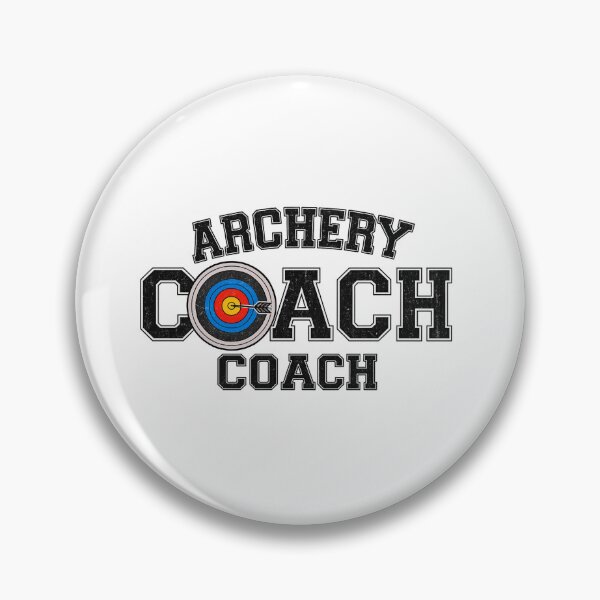 Item preview, Distressed Archery Coach Typography with Target and Arrow Graphic designed and sold by haitrieuic96.