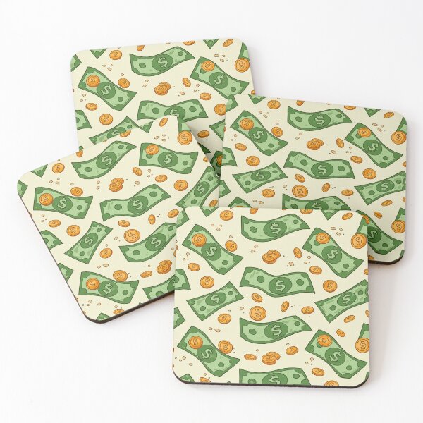 Item preview, Cartoon Money Pattern designed and sold by MySignatureItems.