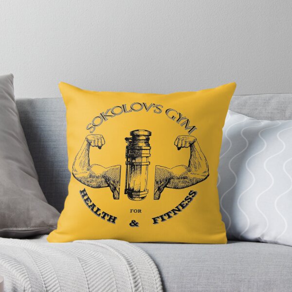 Item preview, Sokolov's Gym - Black - Round designed and sold by Anguru.