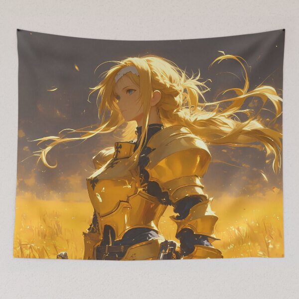 Item preview, Alice Zuberg Sword Art Online Anime Radiant Golden Knight designed and sold by mildaclairmo.