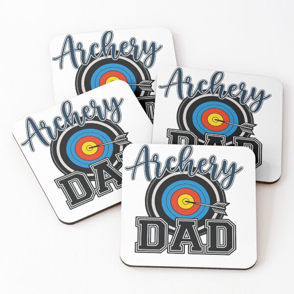 Item preview, Colorful Archery Dad Target Illustration with Bold Lettering designed and sold by haitrieuic96.