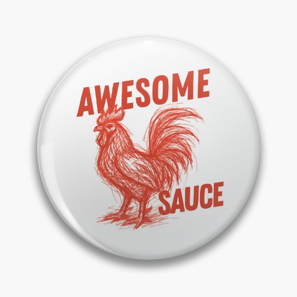 Item preview, Awesome Sauce Rooster – Bold Chicken Attitude Art for Spicy Souls designed and sold by Kalaidax.