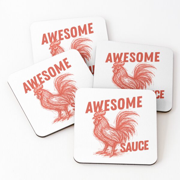Item preview, Awesome Sauce Rooster – Bold Chicken Attitude Art for Spicy Souls designed and sold by Kalaidax.