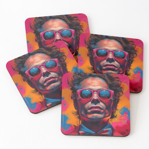 Item preview, Bold Abstract Portrait of Stylish Man in Sunglasses and Suit designed and sold by Art of Ngu.