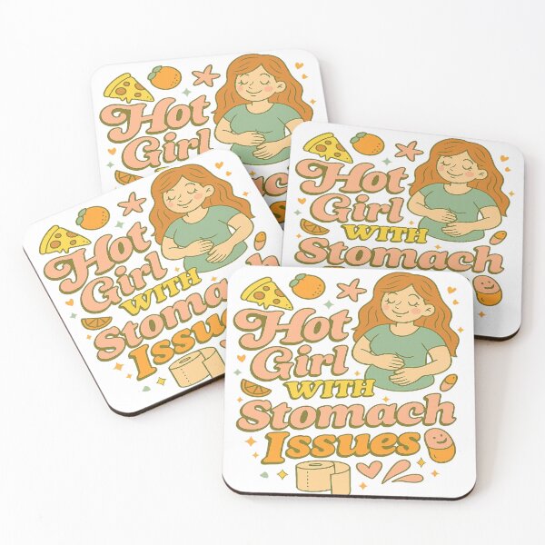 Item preview, Hot Girl with Stomach Issues designed and sold by nottoosoft.