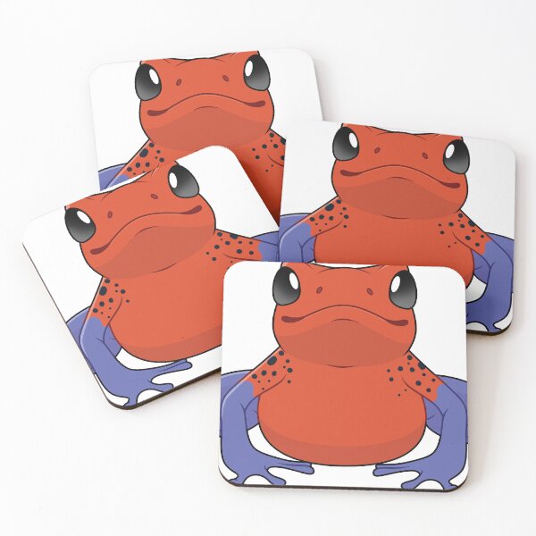 Item preview, Poison Dart Frog - Strawberry / Blue Jeans designed and sold by HeckoGeckoArt.