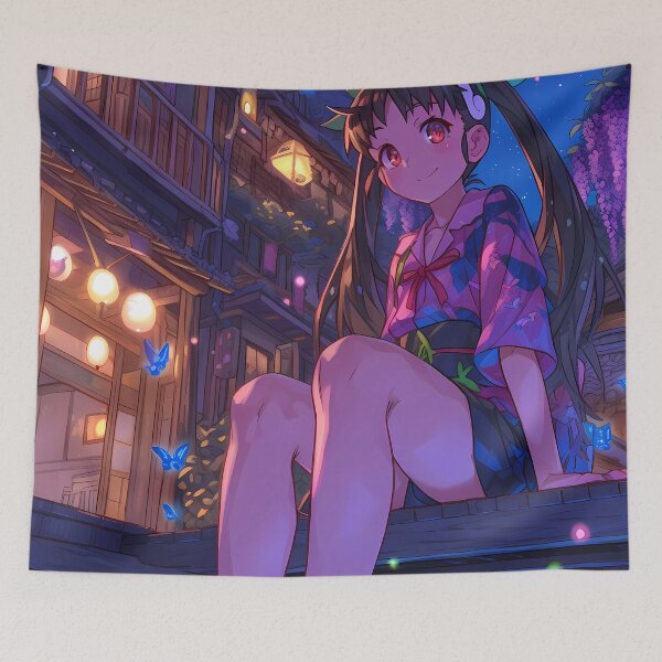 Item preview, Mayoi Hachikuji Bakemonogatari Anime Wisteria Backpack Magic designed and sold by mildaclairmo.