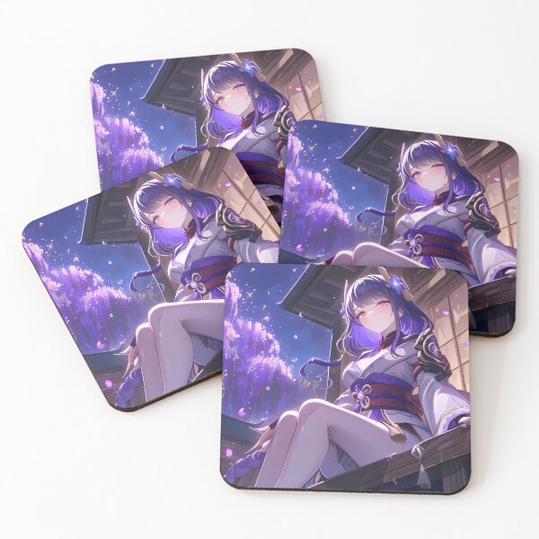 Item preview, Raiden Shogun Genshin Impact Game Moonlit Wisteria Eternity designed and sold by mildaclairmo.