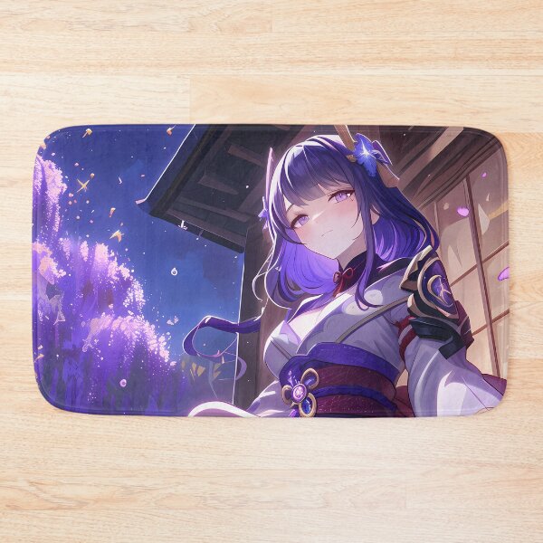 Item preview, Raiden Shogun Genshin Impact Game Moonlit Wisteria Eternity designed and sold by mildaclairmo.