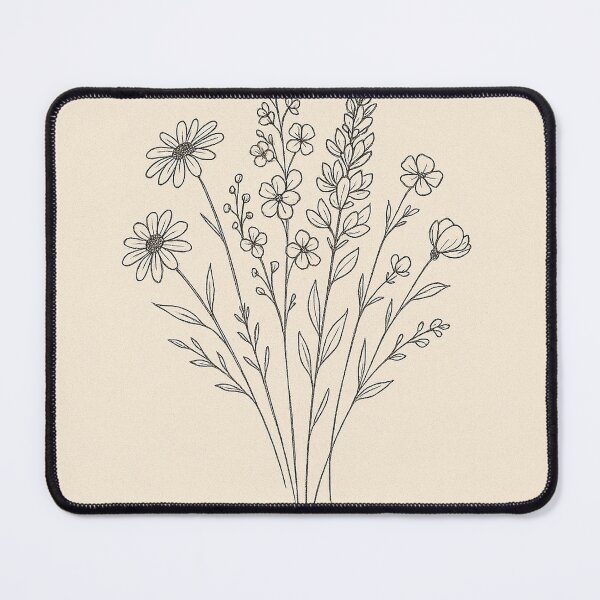 Item preview, Hand-Drawn Wildflower Bouquet designed and sold by CyangProduct.