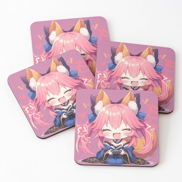 Item preview, Caster Tamamo no Mae Fate Grand Order Chibi Gaming Fox designed and sold by mildaclairmo.