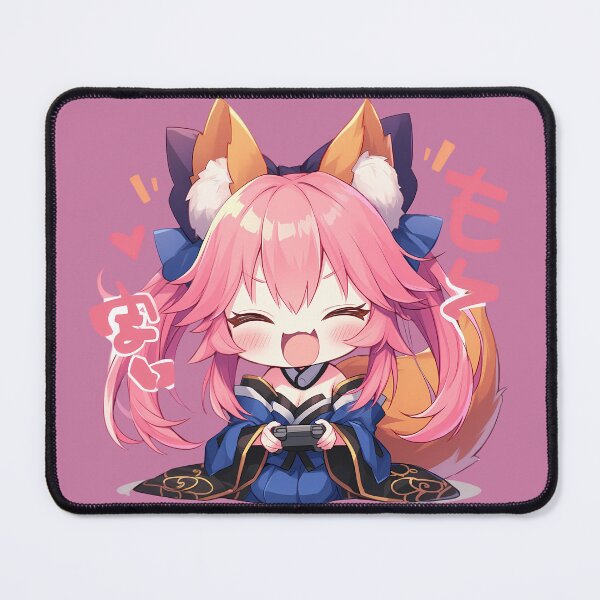 Item preview, Caster Tamamo no Mae Fate Grand Order Chibi Gaming Fox designed and sold by mildaclairmo.