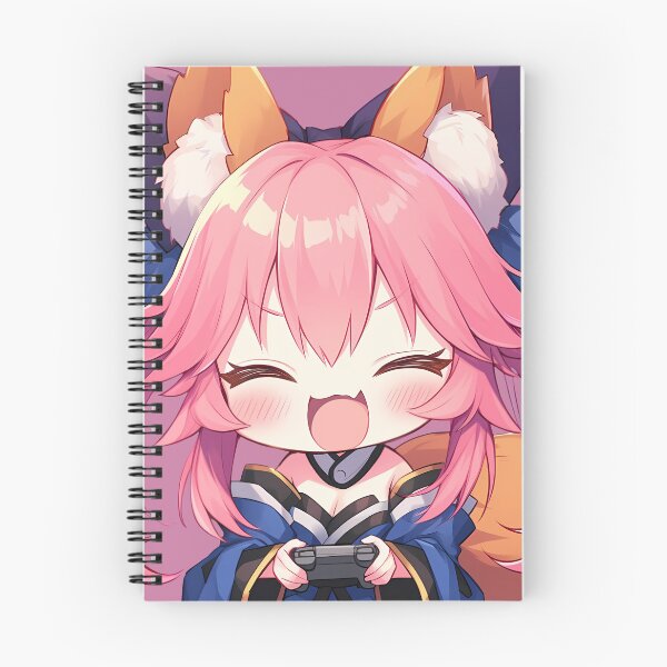 Artikelvorschau, Caster Tamamo no Mae Fate Grand Order Chibi Gaming Fox entworfen und verkauft von mildaclairmo.