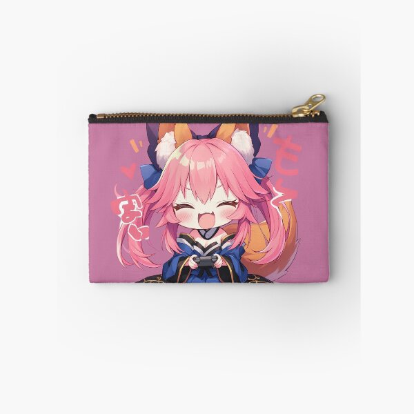 Item preview, Caster Tamamo no Mae Fate Grand Order Chibi Gaming Fox designed and sold by mildaclairmo.