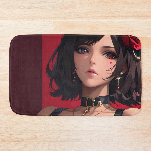 Item preview, Anime Girl Crimson Gothic Countess Radiates Seductive Dark Romantic Elegance designed and sold by juniorcastros.