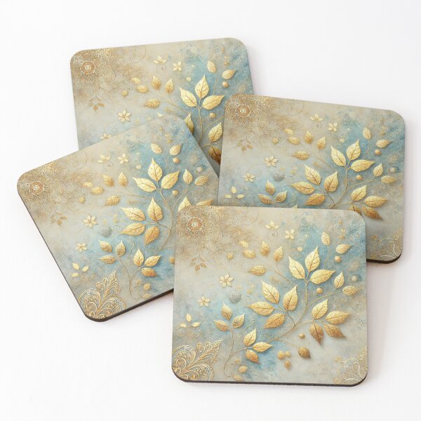 Item preview, Gilded Breeze Symphony Abstract Art Collection designed and sold by Oonward2021.